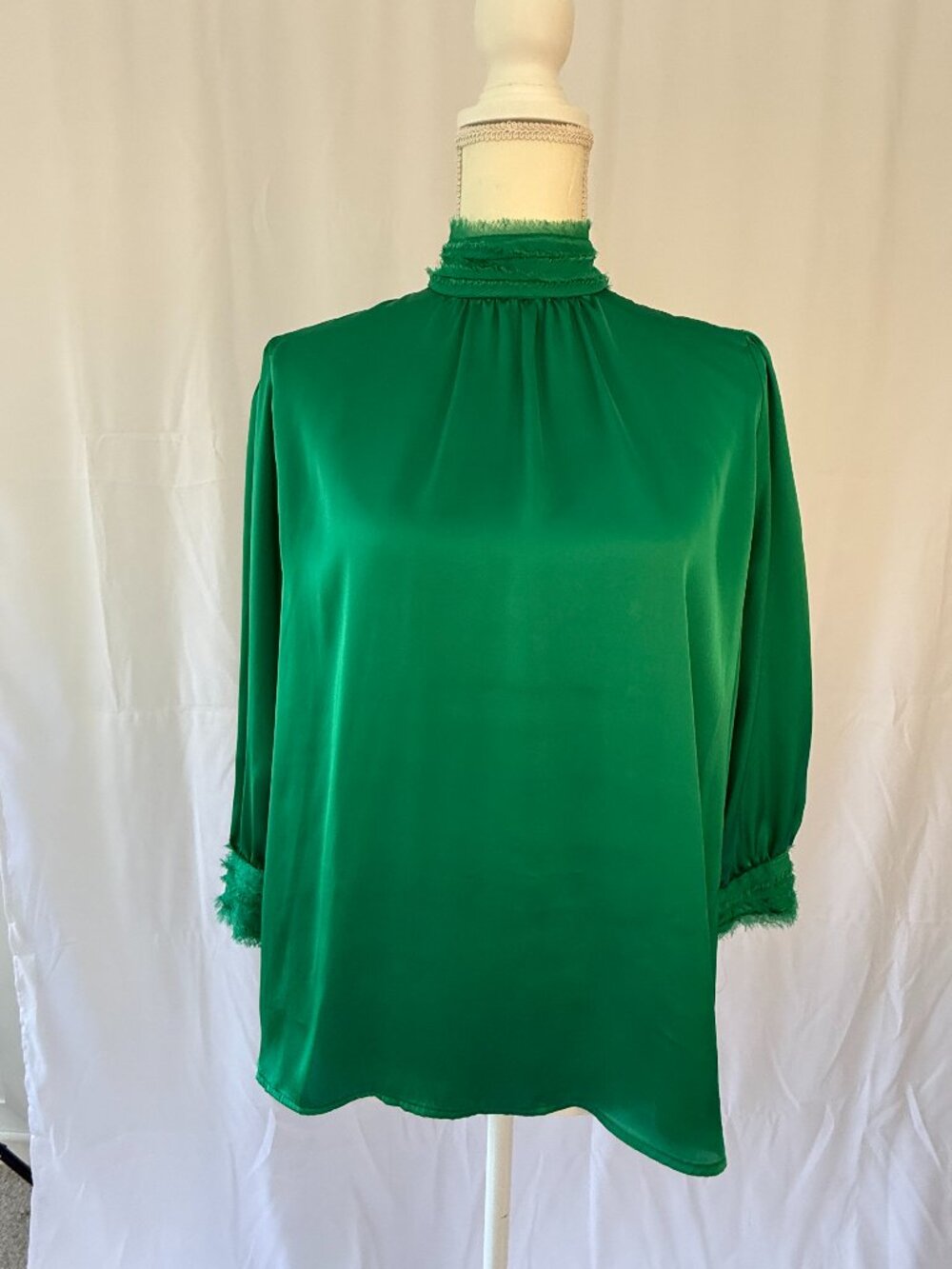 Zara Kelly Green blouse